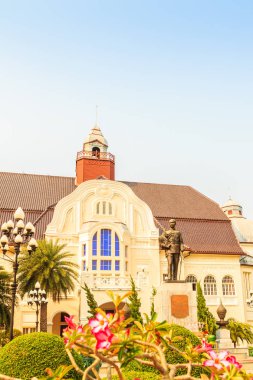 Güzel manzara ve mimari, Phra Ramratchaniwet Sarayı (Wang Ban Peun), eski Kral Rama 5 palace, ana ortak turistik merkezleri: Phetchaburi, Thailand.