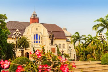 Güzel manzara ve mimari, Phra Ramratchaniwet Sarayı (Wang Ban Peun), eski Kral Rama 5 palace, ana ortak turistik merkezleri: Phetchaburi, Thailand.