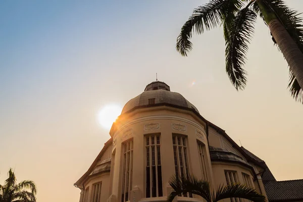 Красивий Ландшафт Архітектура Sunflare Phra Палац Ramratchaniwet Ван Заборону Peun — стокове фото