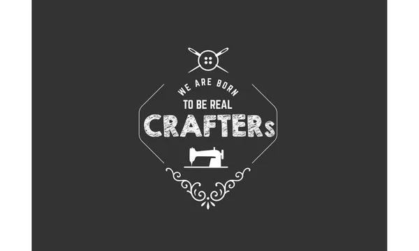 Quero Ser Incrível Crafter —  Vetores de Stock