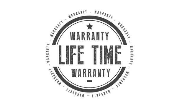 Warranty life time icon vector — Stock Vector