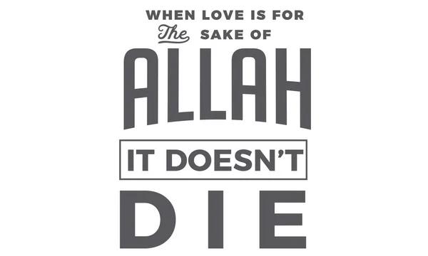 Любовь Имя Аллаха Умирает — стоковый вектор