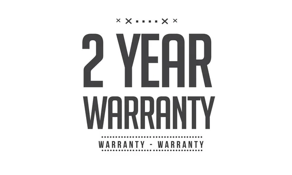 Years Warranty Icon Vintage Rubber Stamp Guarantee — Stock Vector