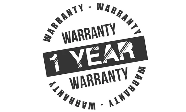 Years Warranty Icon Vintage Rubber Stamp Guarantee — Stock Vector