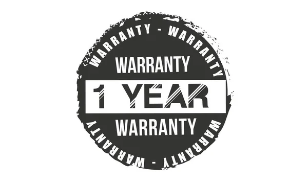 Years Warranty Icon Vintage Rubber Stamp Guarantee — Stock Vector