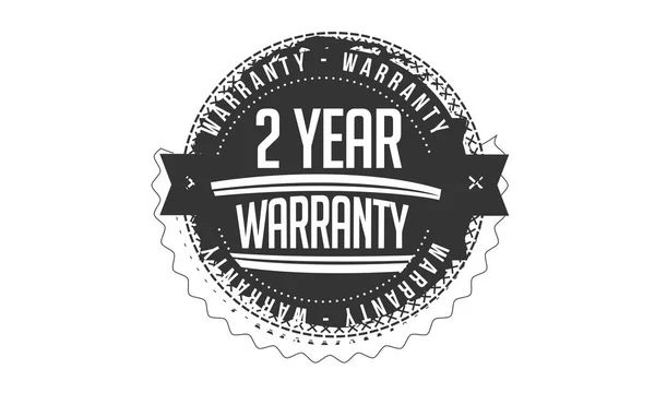 Years Warranty Icon Vintage Rubber Stamp Guarantee — Stock Vector