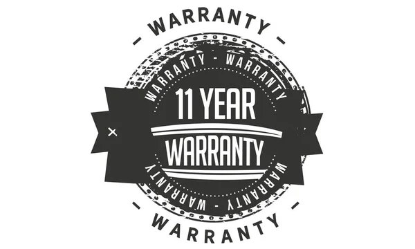 Years Warranty Icon Vintage Rubber Stamp Guarantee — Stock Vector