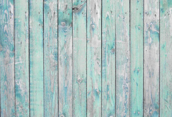 蓝色旧木栅栏. 图库照片