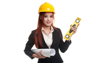 Asya mühendisi kadın planları ve düzeyi.