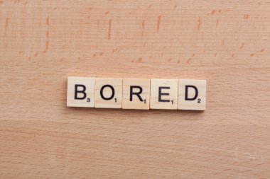 Harfleri yazım kelime sıkılmış scrabble.