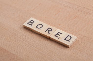 Harfleri yazım kelime sıkılmış scrabble.