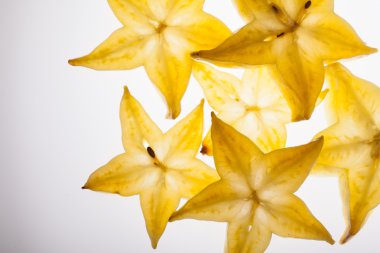 Dilimlenmiş starfruit yakın çekim