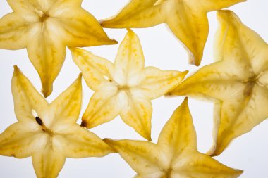Dilimlenmiş starfruit yakın çekim