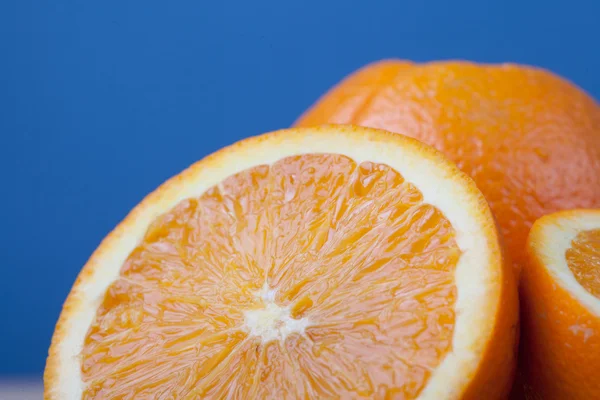 Close up di Mezzo taglio arancione — Foto Stock