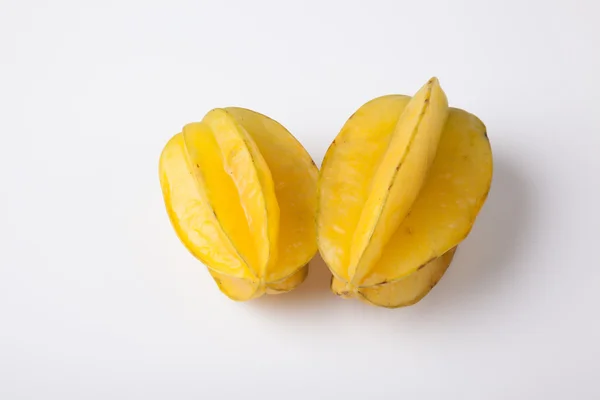 Carambola gialla matura, starfruit — Foto Stock