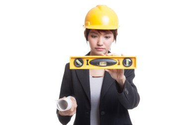 Asya mühendisi kadın planları ve düzeyi.