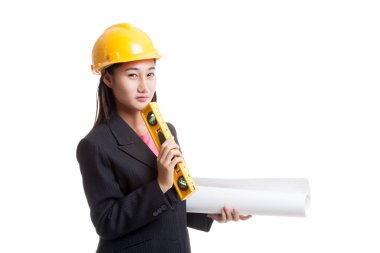 Asya mühendisi kadın planları ve düzeyi.