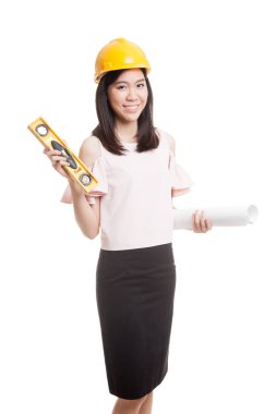 Asya mühendisi kadın planları ve düzeyi.