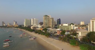  Pattaya Beach havadan görünümü  