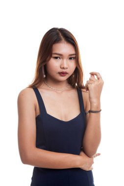 Güzel genç Asyalı kadın..