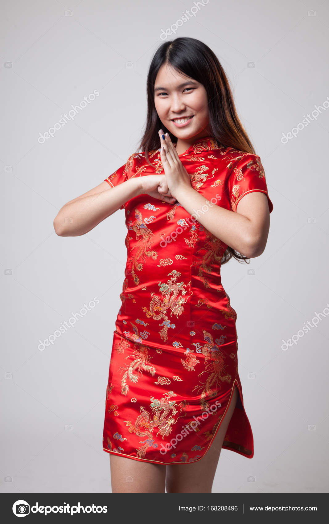 girl in chinese dress