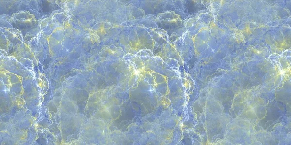 Fractal seamless pattern of abstract clouds and stars. — Φωτογραφία Αρχείου