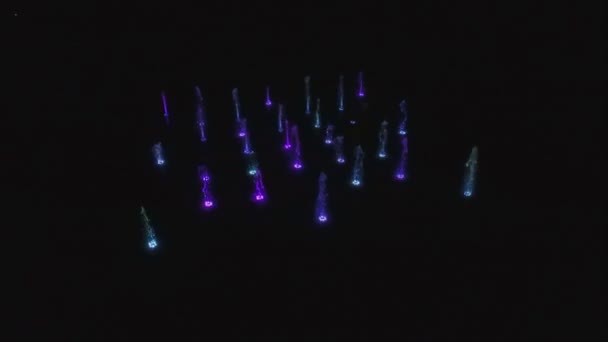 Fontaine colorée d'avobe 