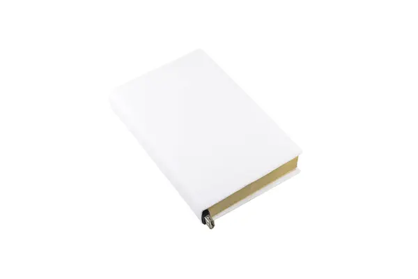 Livro em branco com conector USB feminino — Fotografia de Stock