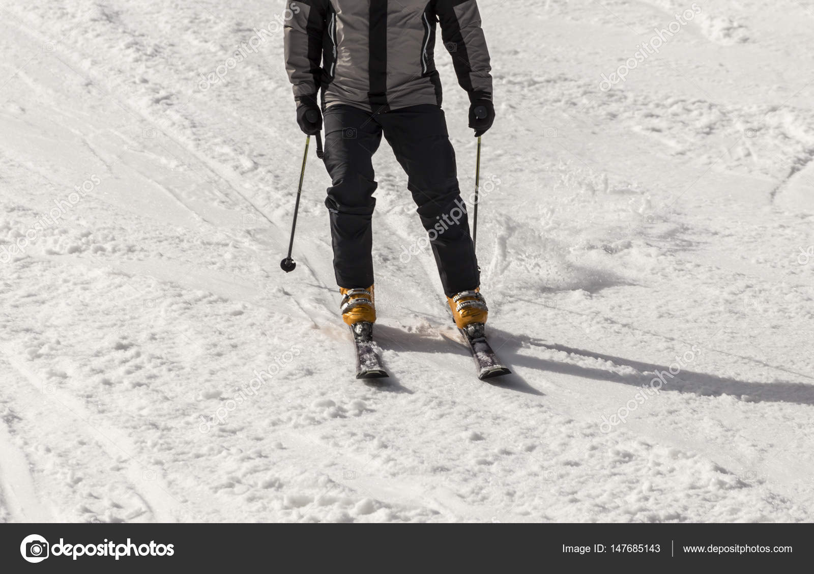 skiing shoes