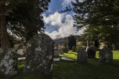 Glendalough valley yakınındaki Wicklow Dağları