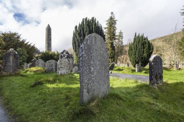 Glendalough valley yakınındaki Wicklow Dağları