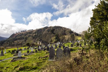 Glendalough valley yakınındaki Wicklow Dağları