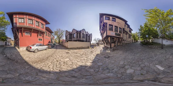 380 by 180 degrees spherical panorama of the Lamartines House in — Stock Photo, Image