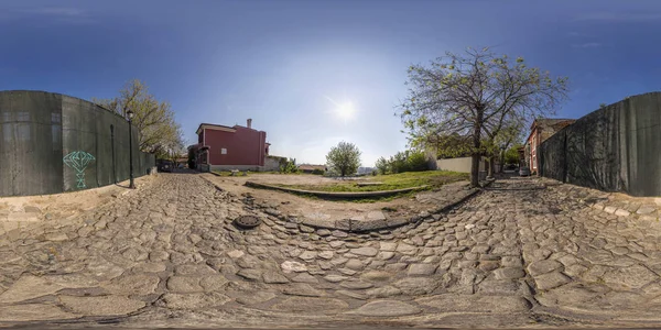 360 degrees panorama of old town  in Plovdiv, Bulgaria — Stock Photo, Image