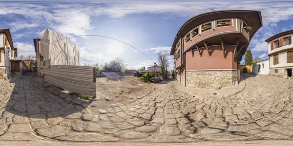 360 degrees panorama of the House-museum of Atanas Krastev in Pl — Stock Photo, Image