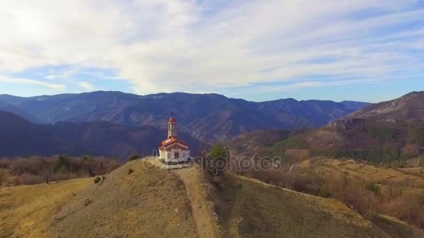 Kapel Kenaikan Yesus di Bulgaria — Stok Video