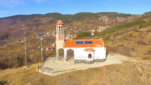 Capela Ascensão de Jesus na Bulgária — Vídeo de Stock