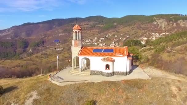 Chapel uppstigning av Jesus i Bulgarien — Stockvideo