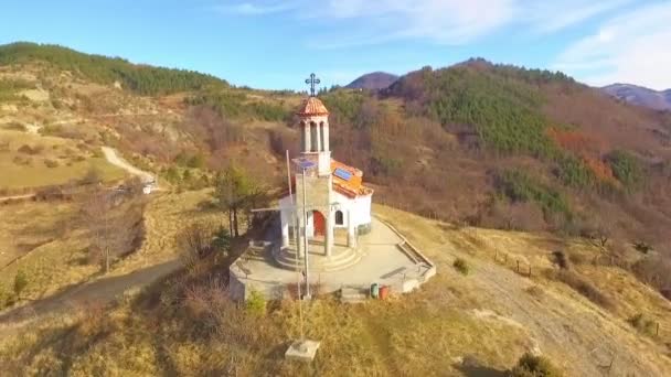 Bulgaristan'ın İsa'nın Chapel yükseliş — Stok video