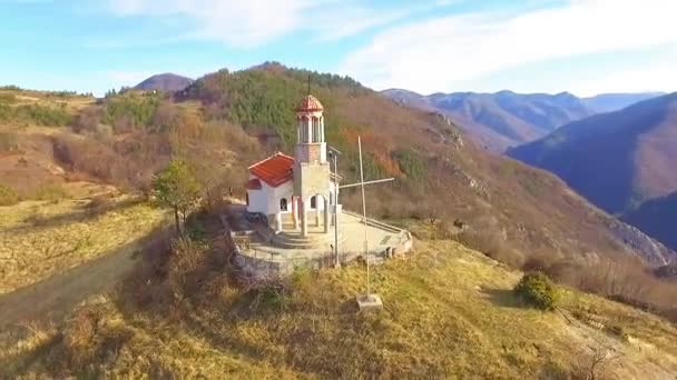 Capela Ascensão de Jesus na Bulgária — Vídeo de Stock