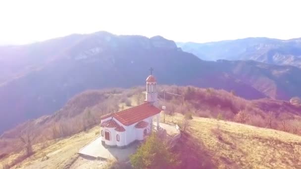 Kapel van de Hemelvaart van Jezus in Bulgarije — Stockvideo