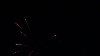 Gerçek havai fişek gösterisi