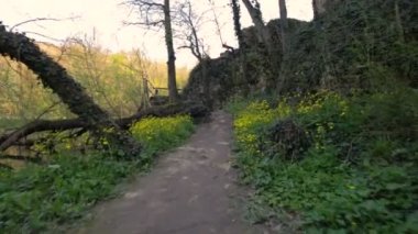 Bir peri masalı foothpath üzerinde Woling
