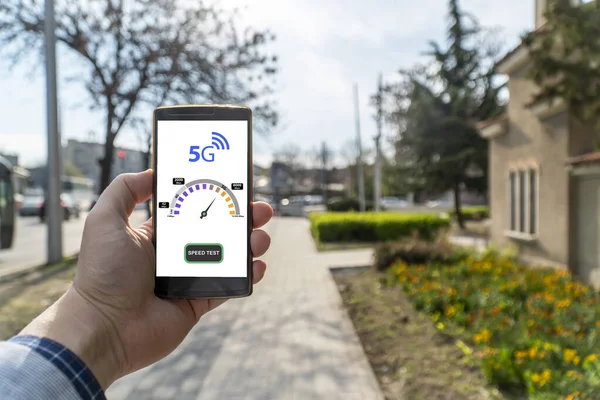 Açık havada 5G ağ hız testi gerçekleştirildi