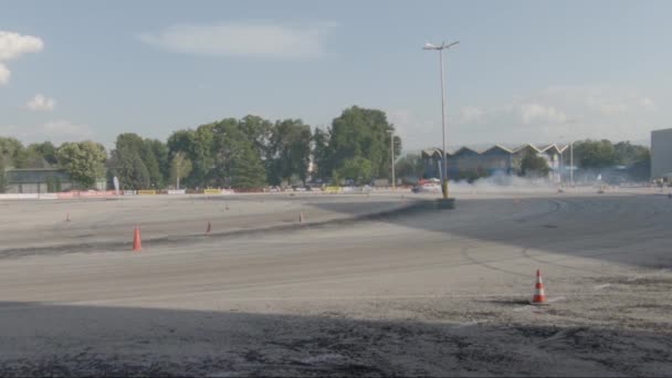 Plovdiv Bulgaria June 2019 Drivers Demonstrating Drifting Techniques Styles Driving — Stock Video