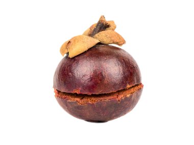 Meyve mangosteen kesmek