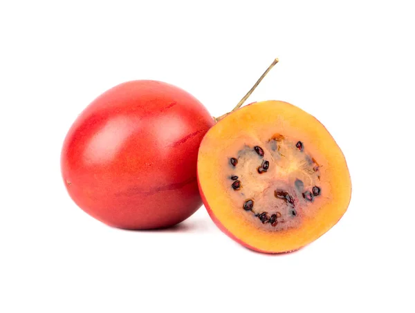 Frukt tamarillo med hälften — Stockfoto