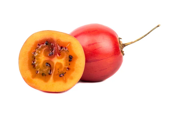 Tamarillo de frutas com metade — Fotografia de Stock