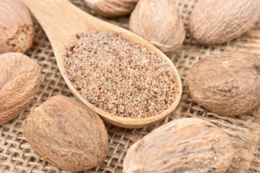 Kaşık içinde Hindistan cevizi