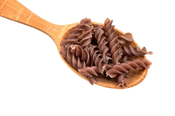Pasta Fusilli en cuchara — Foto de Stock
